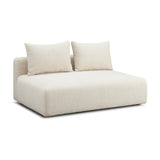 Hangover 64" Contract-Grade Textured Fabric Modular Loveseat