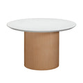 Rose Faux Terrazzo and Terracotta Concrete Indoor / Outdoor 47" Round Dining Table