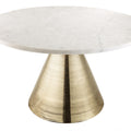 Tempo 30" Marble Round Coffee Table