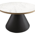 Richard 27" Marble Round Coffee Table