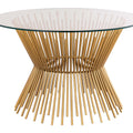 Grace 30" Glass Round Coffee Table