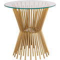 Grace Glass Round Side Table