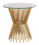 Grace Glass Round Side Table