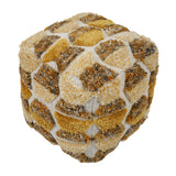Sawyer Natural Tones Tufted Pouf