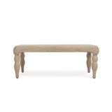Vicky 49" Natural Woven Seagrass Rectangular Coffee Table