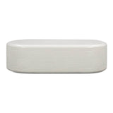 Suraya 55" Indoor/Outdoor Concrete Rounded Coffee Table