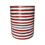 Tempest Indoor/Outdoor Ceramic Table in Stripes