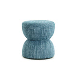 Tomlin Ruched Performance Fabric Game Ottoman