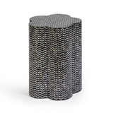 Truffle Black Mother of Pearl Shell Side Table