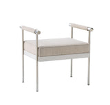Diva 25" Cream Velvet Bench