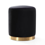 Opal Performance Velvet Ottoman