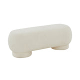 Mara 43" Performance Vegan Shearling Ottoman