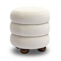 Stefanie Performance Velvet Ottoman