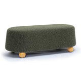 Jaine 48" Contract-Grade Faux Mohair Large Ottoman