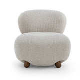 Pucker Warm Grey Performance Boucle Accent Chair