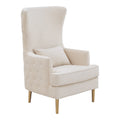 Alina Performance Velvet Tall Tufted Back Chair
