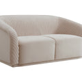 Yara 70" Pleated Performance Velvet Loveseat