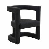 Ada Black Performance Boucle Chair