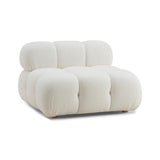 Calliope Performance Vegan Shearling Modular Armless Chair