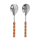 Bamboozled Stainless Steel Salad Serving Spoons - Set of 2