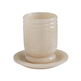 Channeled Swirl Resin Kiddush Cup