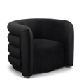 Curves Velvet Swivel Accent Chair